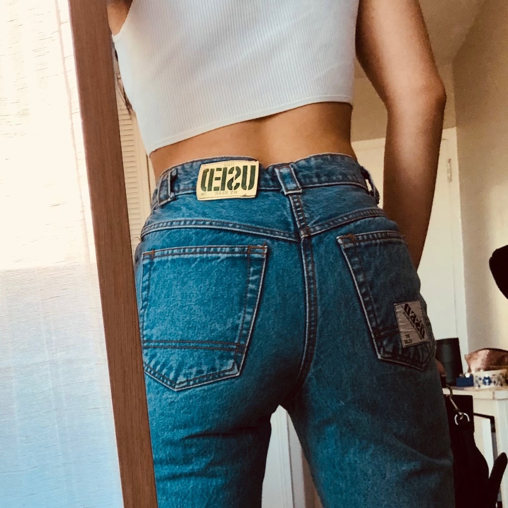 Rare Vintage High-Waisted Jeans by GET USED